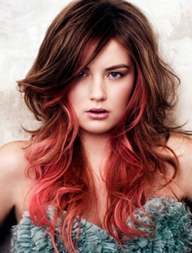 long-messy-red-ombre-hair