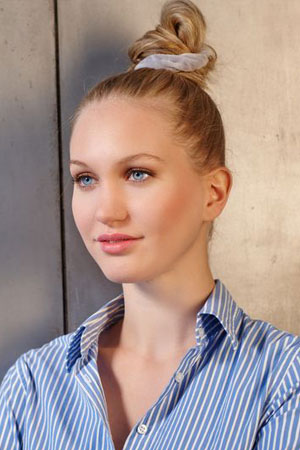 the top knot hairstyle at gavin ashley hair salon bury st edmunds