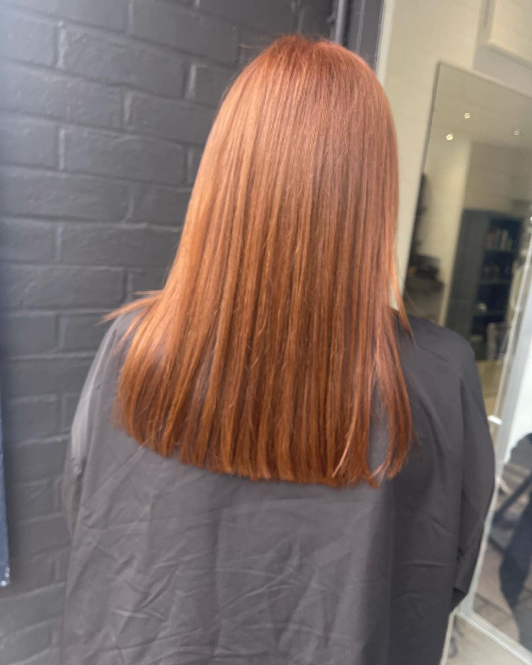 copper orange hair at gavin ashley hairdressers bury st edmunds
