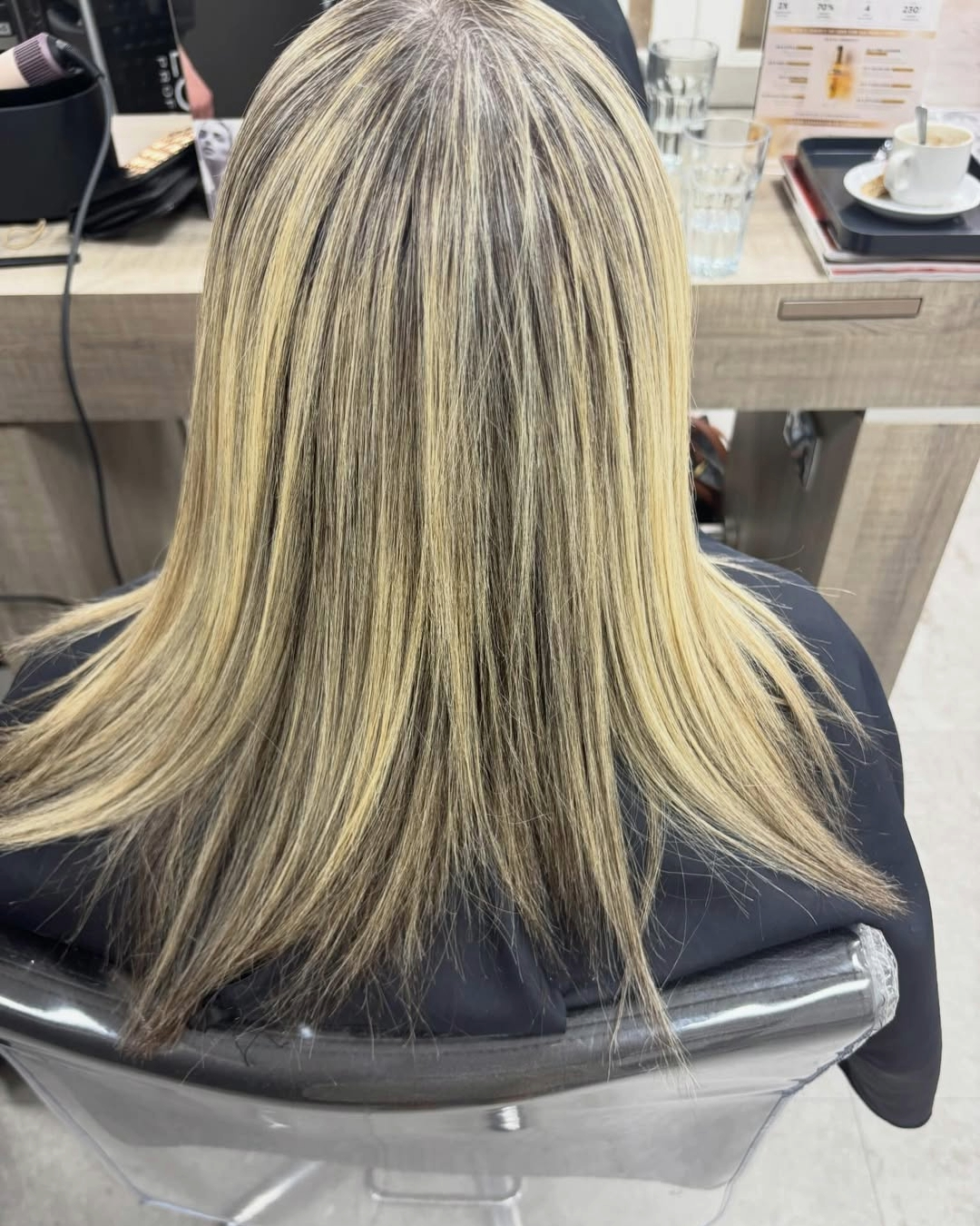 after results for a hair smoothing treatment in bury st edmunds