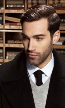 slick-back-and-beard-short MEN'S HAIR CUTS & STYLES AT GAVIN ASHLEY BARBERS IN BURY ST EDMUNDS
